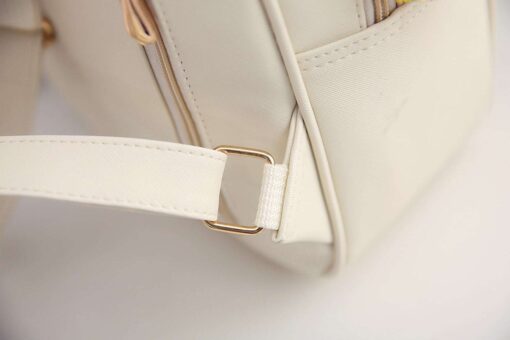 Chic and Stylish Cream Faux Leather Backpacks for Women - Image 20